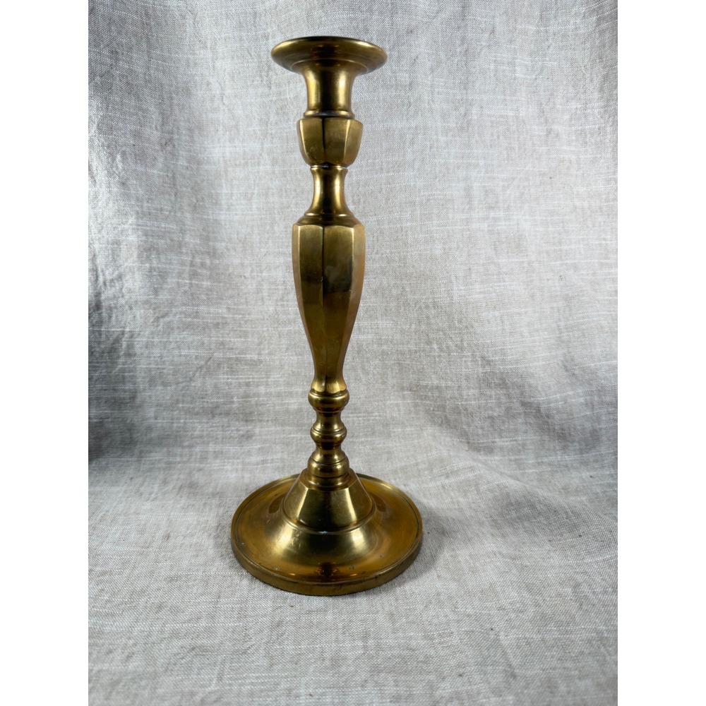 Vintage Brass Candlestick Holder Tall Taper Candle Holder Decor